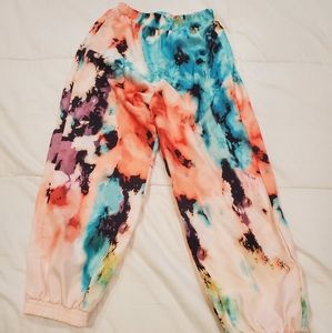 Tie dye pants